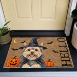 Hello Unwelcome Halloween Custom Pet Portrait - Personalized Doormat 3