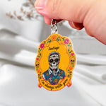 Hispanic Floral Pet Gifts For Pet Owners - Personalized Keychain 4