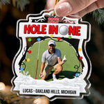 Hole In One, Best Swing Christmas Gift For Golf Lovers, Golf Players - Personalized Ornament 2