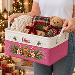 Holiday Storage Basket - Personalized Storage Basket 2