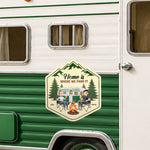 Home Is Where We Park It - Personalized Bumper Sticker 2
