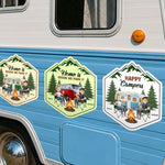 Home Is Where We Park It - Personalized Bumper Sticker 9