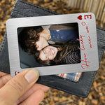How Lucky Are We? King & Queen Gifts For Him, Husband, Boyfriend - Personalized Wallet Card 3