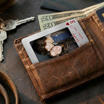 How Lucky Are We? King & Queen Gifts For Him, Husband, Boyfriend - Personalized Wallet Card 4