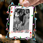How Lucky Are We? Lucky Btches - Funny Friendship Christmas Gifts - Personalized Ornament 3