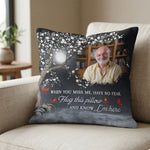 Hug This Pillow And Know I'm Here Memorial Gifts - Personalized Pillow Cover 3