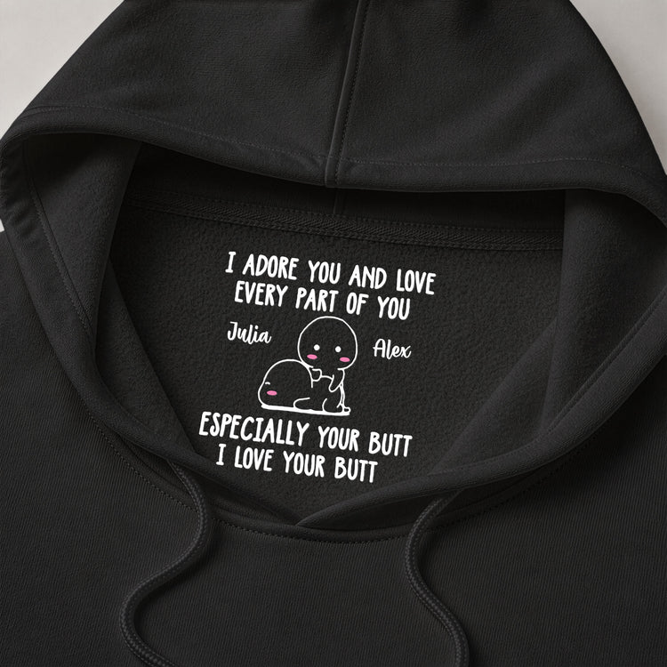 I Adore You And Love Every Part Of You - Spicy Gift For Her - Personalized Shirt 4