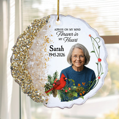 I Am Always With You Custom Photo - Personalized Resin Ornament