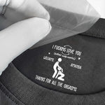 I F Love You Thanks For All The Orgasms Funny Gifts For Husband - Personalized Shirt 3