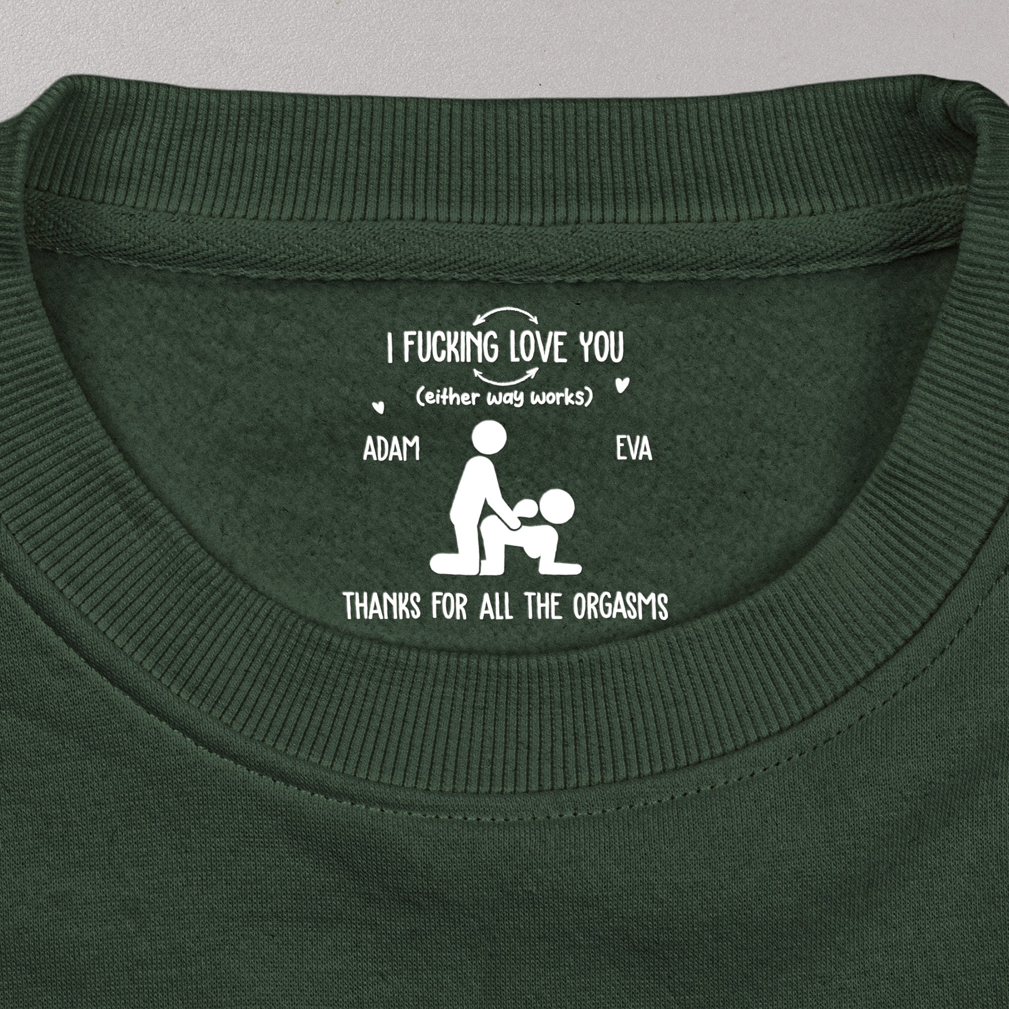 I F Love You Thanks For All The Orgasms Funny Gifts For Husband - Personalized Shirt 7