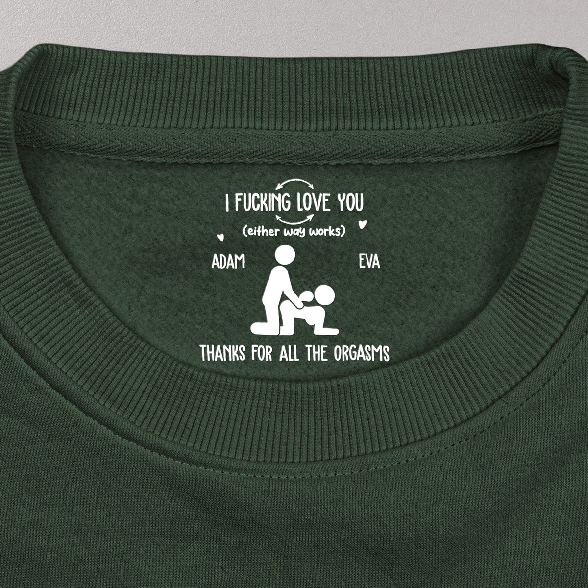 I F Love You Thanks For All The Orgasms Funny Gifts For Husband - Personalized Shirt 7