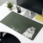 I Love You & I'm So Pround Of You Custom Photo Sketch Line Art Gifts For Daughter, Son - Personalized Desk Mat 1