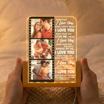 I Love You More Than Anything Couple Anniversary Gifts - Personalized Night Light 2