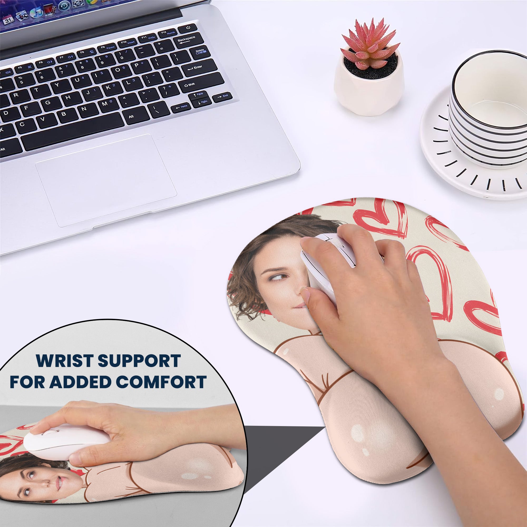 I Love You, Spicy Gifts For Husband - 3D Squishy - Personalized Mouse Pad 4