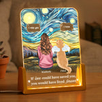 I Miss You Pet Loss Your Light Will Always Shine In My Heart - Personalized Night Light 1