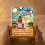 I Miss You Pet Loss Your Light Will Always Shine In My Heart - Personalized Night Light 2