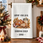 I Never Dreamed Super Sexy Sourdough Baker Gift For Sourdough Lovers Baking Lovers - Personalized Kitchen Towel 3