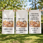 I Never Dreamed Super Sexy Sourdough Baker Gift For Sourdough Lovers Baking Lovers - Personalized Kitchen Towel 6