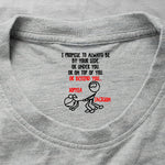 I Promise To Always Be Or On Top Of You Behind You - Spicy Gift For Her - Personalized Shirt 1