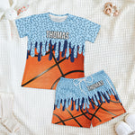 Icecream Drip Design For Baseball, Softball, Soccer, Football, Basketball, Hockey Lover - Personalized Kids Clothing Set 2