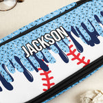 Icecream Drip Design For Baseball, Softball, Soccer, Football, Basketball, Hockey Lover - Personalized Pencil Case 3