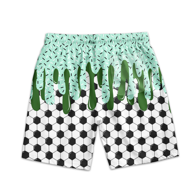 Icecream Drip Design For Baseball, Softball, Soccer, Football, Basketball, Hockey Lover - Personalized Shorts 4