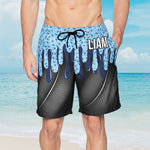 Icecream Drip Design For Baseball, Softball, Soccer, Football, Basketball, Hockey Lover - Personalized Shorts 5
