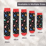 I'd Rather Be Playing My Guitar Custom Name & Birth Flowers For Her Gifts For Guitar Players - Personalized Socks 5