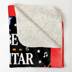 I'D Rather Be Playing My Guitar - Personalized Blanket 4