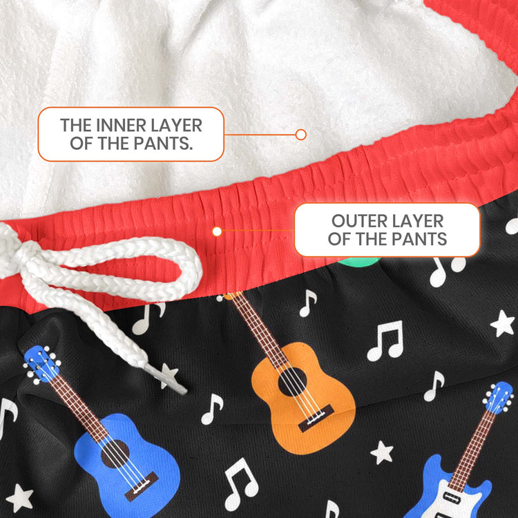 I'D Rather Be Playing My Guitar - Personalized Sweatpants 4