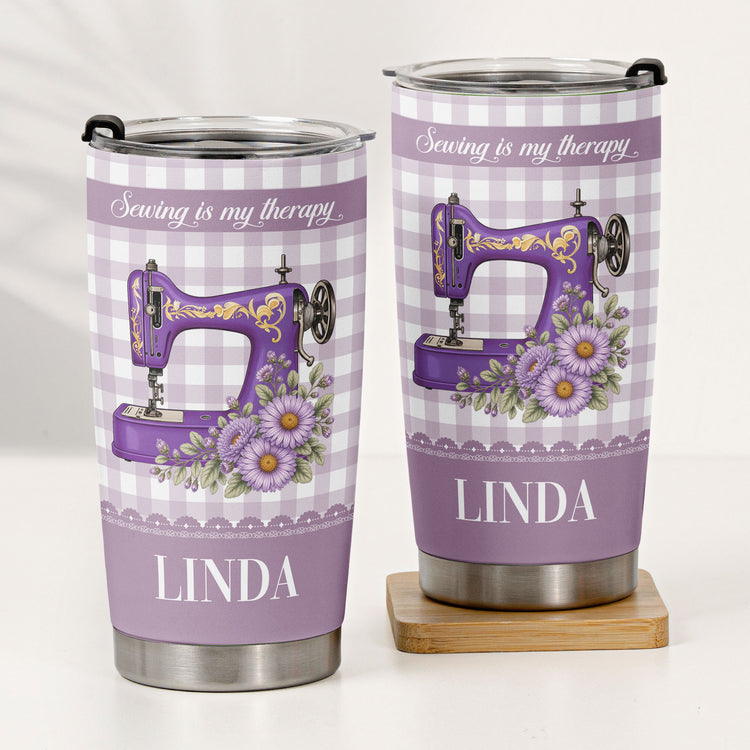 I'Ll Be In My Office Gift For Sewing Lovers, Tailor - Personalized Tumbler 5