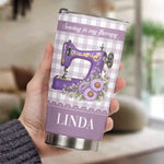 I'Ll Be In My Office Gift For Sewing Lovers, Tailor - Personalized Tumbler 6
