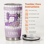 I'Ll Be In My Office Gift For Sewing Lovers, Tailor - Personalized Tumbler 7