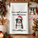 I’ll Be Watching You Custom Pet Portrait Watercolor Art - Personalized Kitchen Towel 1
