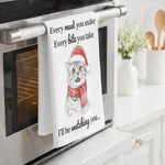 I’ll Be Watching You Custom Pet Portrait Watercolor Art - Personalized Kitchen Towel 6