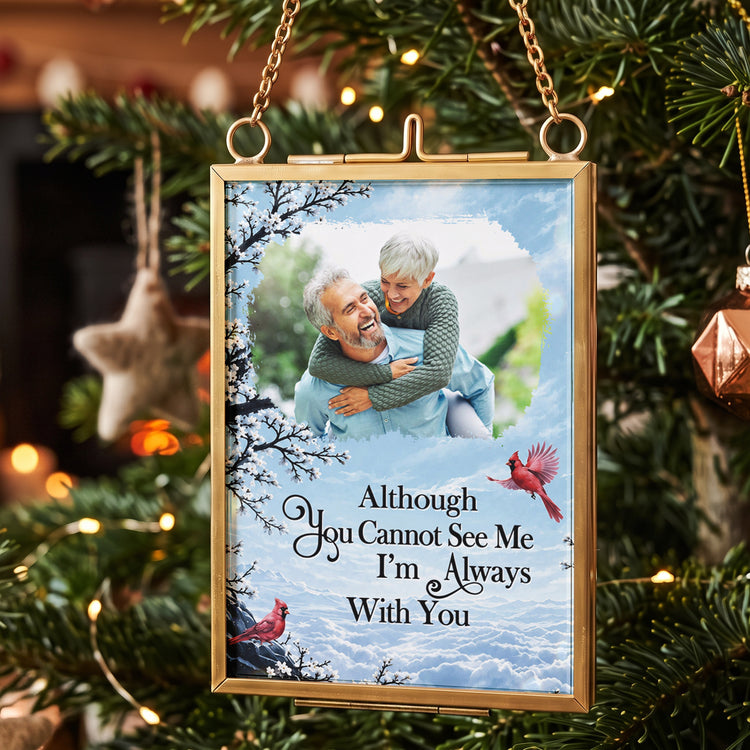 I'm Always With You Custom Photo New Version Memorial Christmas Gifts - Personalized Ornament 3