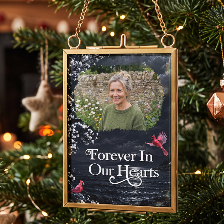 I'm Always With You Custom Photo New Version Memorial Christmas Gifts - Personalized Ornament 4