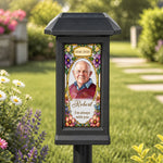 I'm Always With You Custom Photo Stained Glass Art - Personalized Solar Garden Light 2