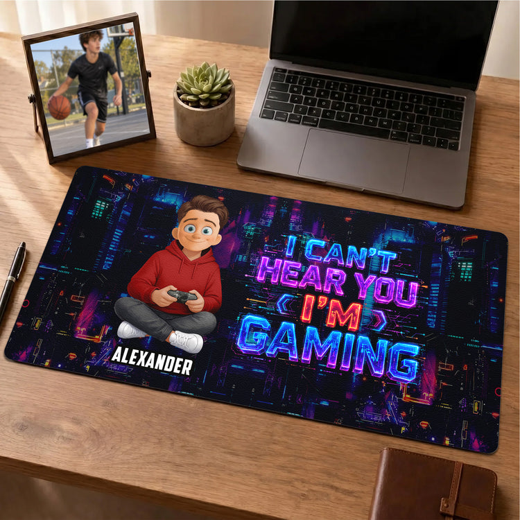 I'M Gaming Do Not Disturb - Personalized Desk Mat 2