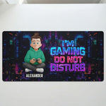 I'M Gaming Do Not Disturb - Personalized Desk Mat 4