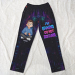 I'M Gaming Do Not Disturb - Personalized Lounge Pants 4