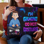 I'M Gaming Do Not Disturb - Personalized Pillow 3