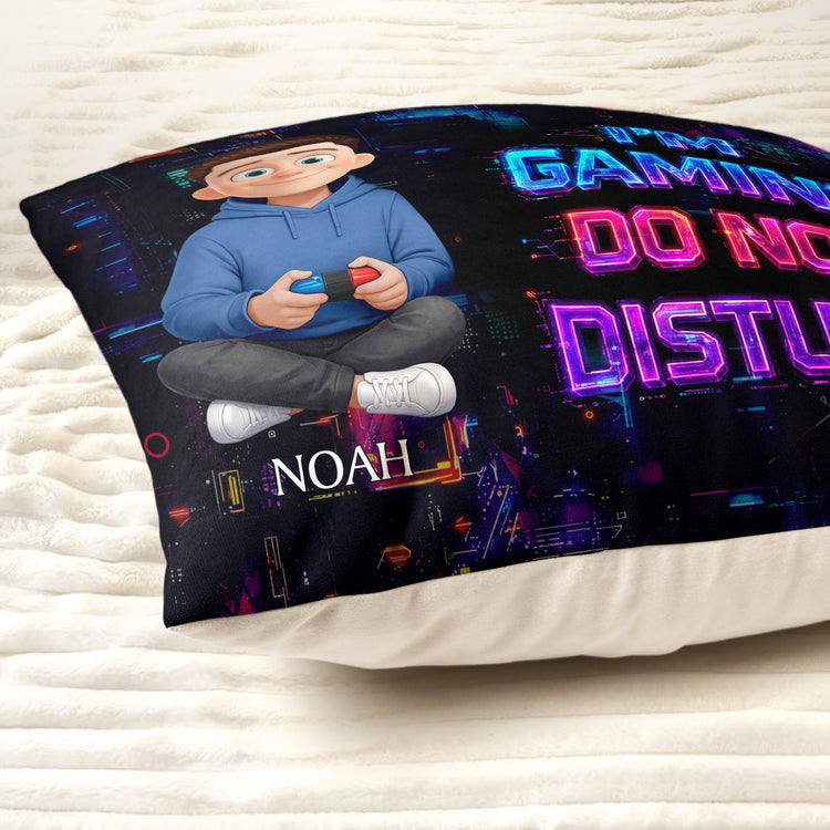 I'M Gaming Do Not Disturb - Personalized Pillow 4