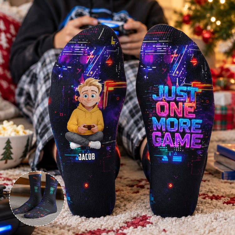 I'M Gaming Do Not Disturb - Personalized Socks 1