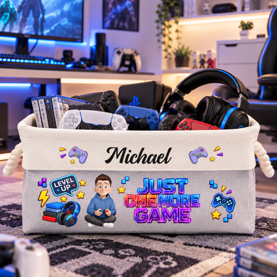 I'm Gaming Do Not Disturb - Personalized Storage Basket