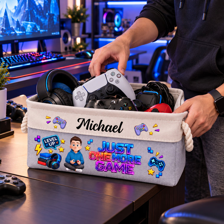 I'M Gaming Do Not Disturb - Personalized Storage Basket 3