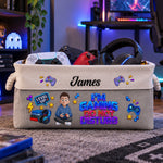 I'M Gaming Do Not Disturb - Personalized Storage Basket 4