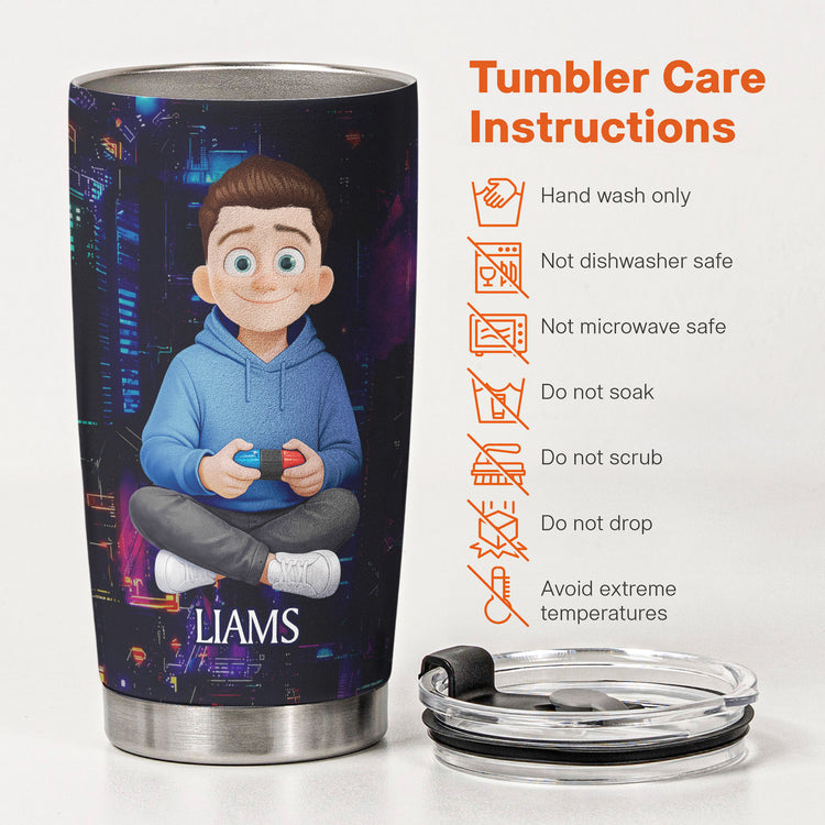 I'M Gaming Do Not Disturb - Personalized Tumbler 6