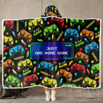 I'm Gaming Do Not Disturb The Best Player Custom Name - Personalized Blanket Hoodie 3