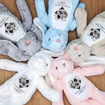 I’m Jealous Of People Who Get To See You Every Day - Long Distance Couples - Personalized Bunny Plush 5